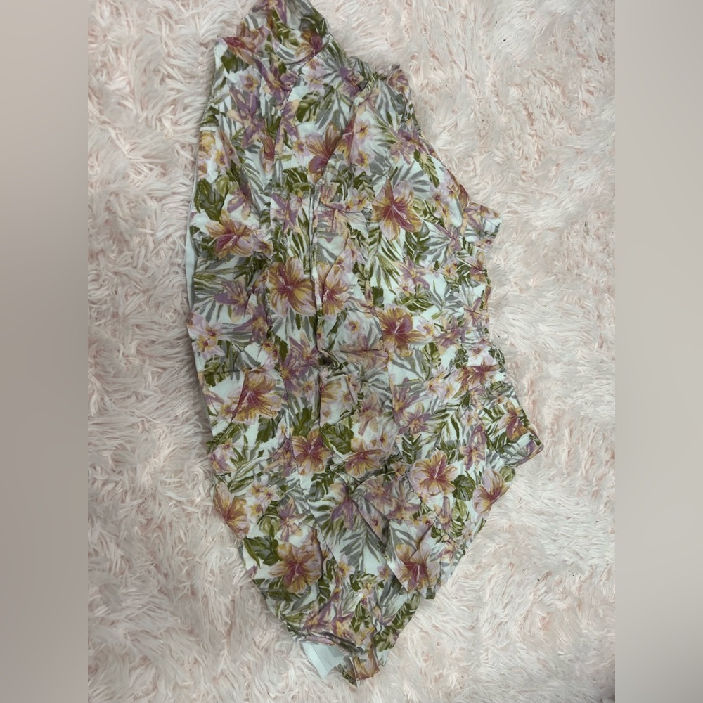 Forever 21 Pastel Floral Skirt